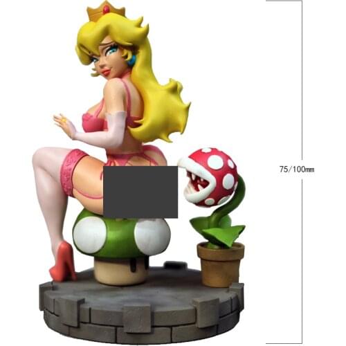 1/24 75mm 1/18 100mm Resin Model Princess and Flower Figure Unpainted No Color RW-414