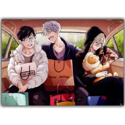 5D Diy Full Diamond Embroidery Japanese Anime Yuri On Ice Full Square Rhinestone Cross Stitch Kit Handmade Home Decoration Room