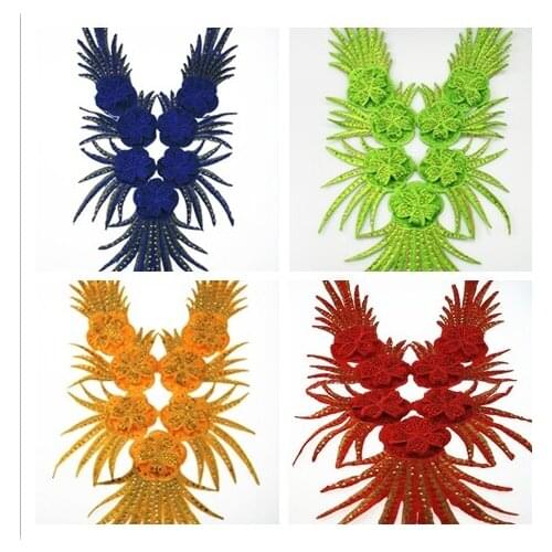 Free shipping 3D Lace Embroidered Lace Decal Wedding Dress Accessories DIY Decorative Lace Lace Fabric Patch 1PCS