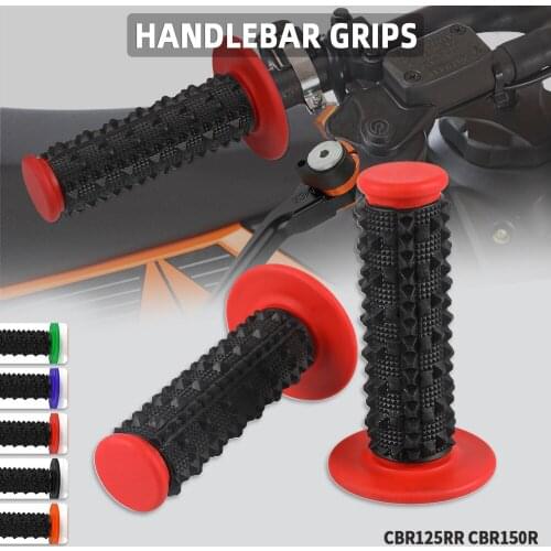 For HONDA CBR125RR CBR150R 22mm 24mm Motobike Brake Handle bar CBR 125 RR Universal Rubber CBR 150 R Handlebar grips bar End