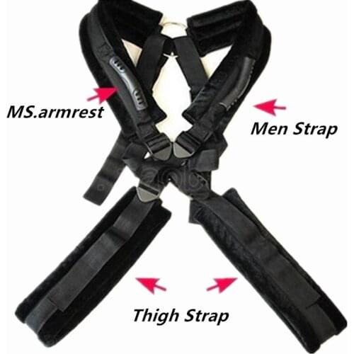 Fetish bdsm Bondage Swing Harness Couples,Stand Leg Lift spreader restraint bondage Set Sex Product for Intimate Lovers ST200