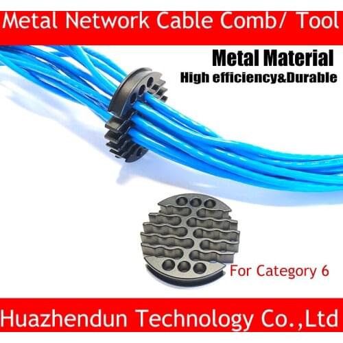 NEW Category 6 Network cable Comb 30 Holes Machine Wire Harness Arrangement Tidy tools for computer room Cable Fixer Tool