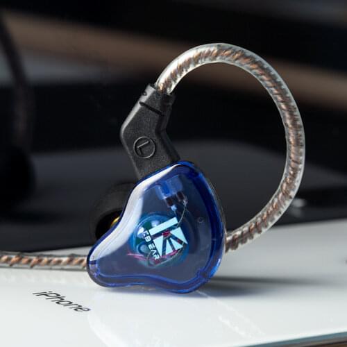 AK KBEAR KS2 1DD+1BA Hybrid In Ear Earphone HIFI Sport Earphone Monitor Earbuds with 2Pin 0.78mm Connector for KB06 KB04 TRI I3