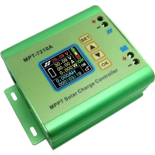 Solar Panel Charge Controller, MPT-7210A, MPPT, LCD, 10A, Aluminum Alloy for LiPo battery, 600W output, 24V, 36V, 48V, 60V, 72V