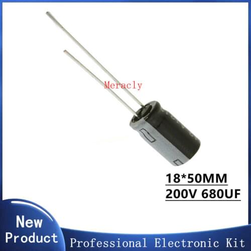 5PCS 200V 680UF 20% High frequency and low impedance in-line aluminum electrolytic capacitors long life Brand new authentic