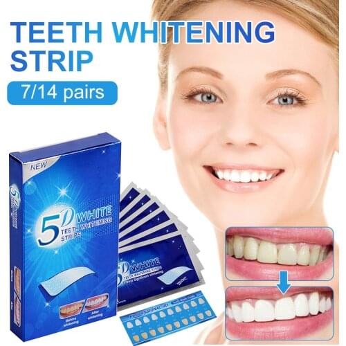 Teeth Whitening Strip Non-Slip Teeth Whitener 1 Hour Fast Whitening Strips Help Remove Stains Oral Health Care