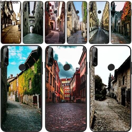European town scenery Luxury Unique Phone Cover For Huawei Y5 II Y6 II Y5 Y6 Y7Prime Y9 2018 2019