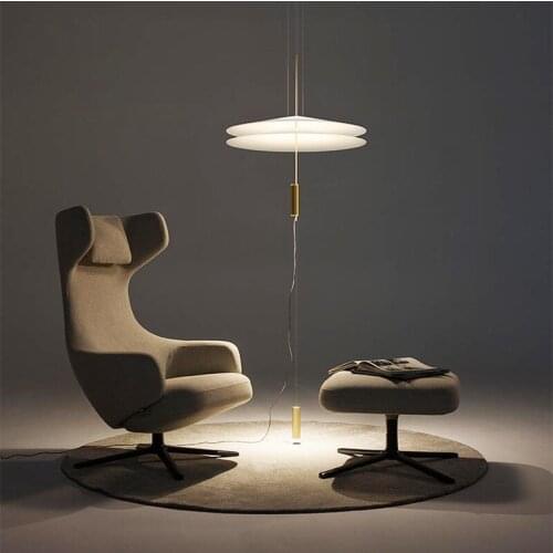 Nordic living room Danish designer chandelier restaurant led UFO creative bedroom personality Italian minimalist lamps