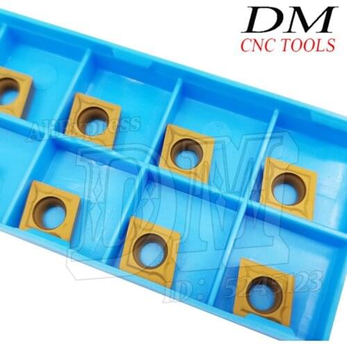 10pcs CCMT09T304 LF9018 Carbide Insert Cutting Tool CCMT32.51 Boring Cutter Blade Turning Blade Lathe Tools Metalworking