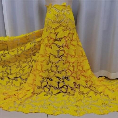 African Swiss Voile Lace High Quality African Guipure Lace Fabric Embroidered Lace Fabric For Party qx-125