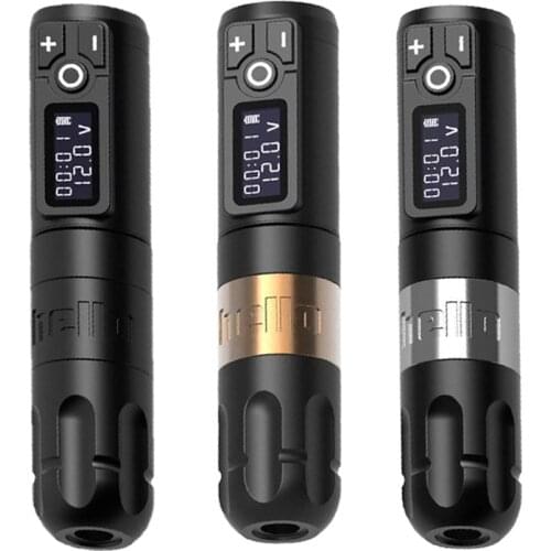 2021 New Wireless Tattoo Pen Machine Battery with Portable Power Brushless Motor Digital LED Display For Body Art