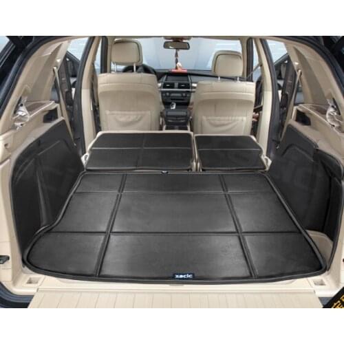 No Odor Customized Full Covered Pu Leather Waterproof Cargo Rugs Non Slip Carpets Car Trunk Mats for BMW X5 5seats E70