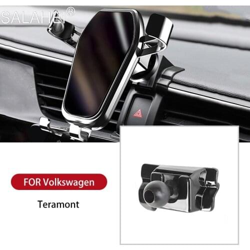 Fashion Car Special Mobile Phone Holder For VW Volkswagen Teramont Air Vent Mount Cradle Smartphone Bracket Dashboard GPS Stand