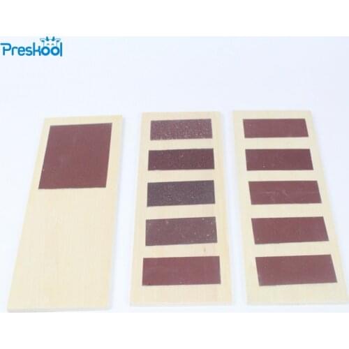 Baby Toy Montessori Sensorial Rough and Smooth Boards for Toddler Touch Early Childhood Preschool Kids Toys Brinquedos Juguetes