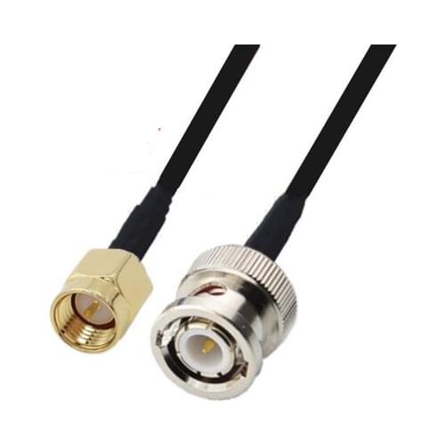 RG58 Cable SMA Male to BNC Male Connector WiFi Antenna Extension Pigtail jumper cable