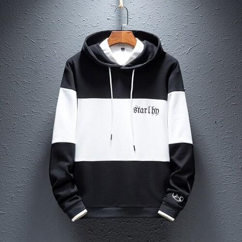 Men Hoodies Casual Streetwear Loose Pullovers Mens Hoody Letter Pullover Streetshirt Clothing Man Fashion Tops ZT5818