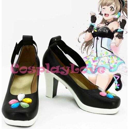 Newest Custom Made Japanese Anime lovelive! Minami Kotori Singer Cosplay Shoes Long Boots For Halloween Christmas