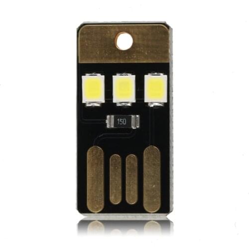 2017 NEW Mini USB Power LED Light 2 W ultra low power 2835 chips Pocket Card Lamp Portable Night Camp New Hot