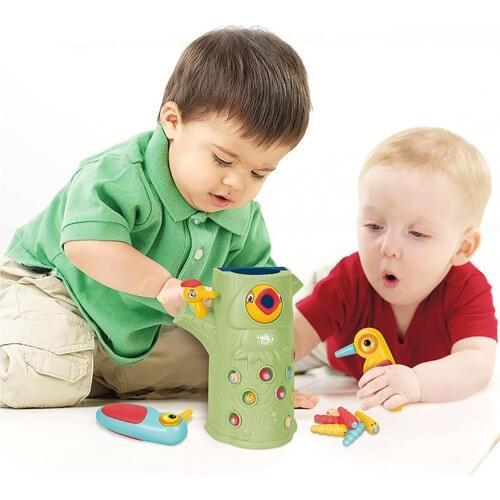 Educational Magnetic Woodpecker Toy for Age 2-5 Role Play Preschool Toys Games Gifts Learning Toys