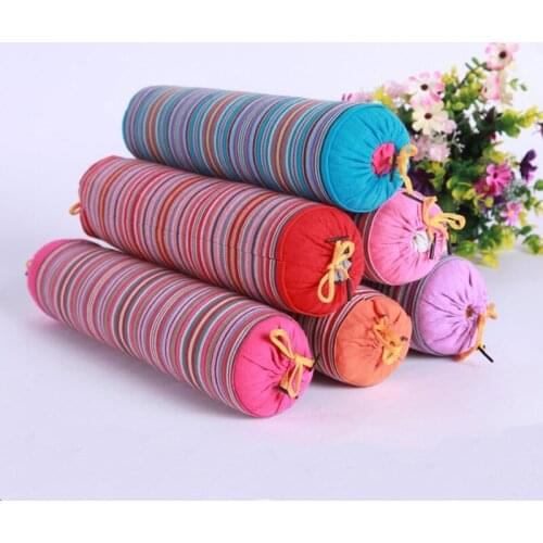 Non-defrmation Cervical Pillow 530g Buckwheat Hull Physiotherapy Traction Health Care Neck Waist Massage Washable Shell Fabric