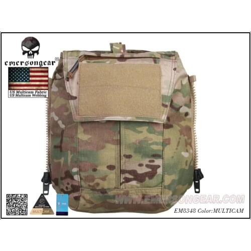 Emersongear Pouch Zip-ON Panel FOR AVS JPC2.0 CPC Tactical Vest Accessory package Multicam EM8348MC