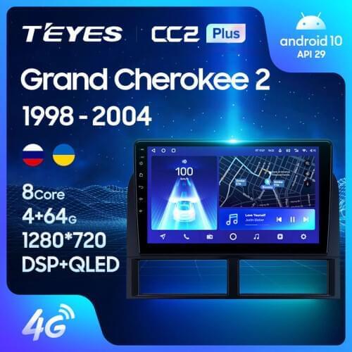 TEYES CC2L CC2 Plus For Jeep Grand Cherokee II WJ 1998 - 2004 Car Radio Multimedia Video Player Navigation GPS Android No 2din 2 din dvd