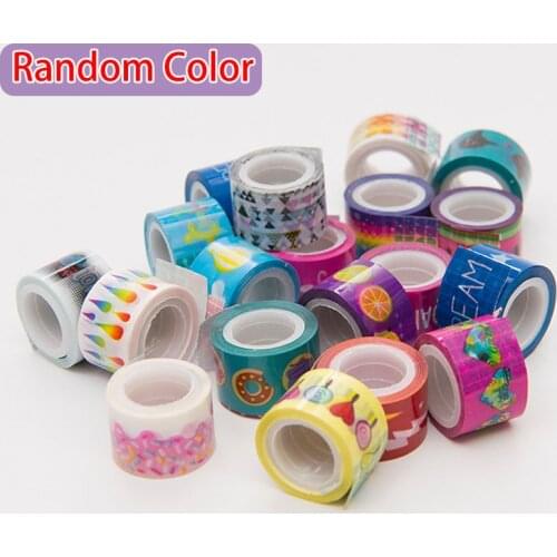 10PCS/Lot Mini Tapes DIY Decor Scrapbooking Cartoon Sticker Masking Decoration Adhesive Tape Event Party Supplies 7A1892