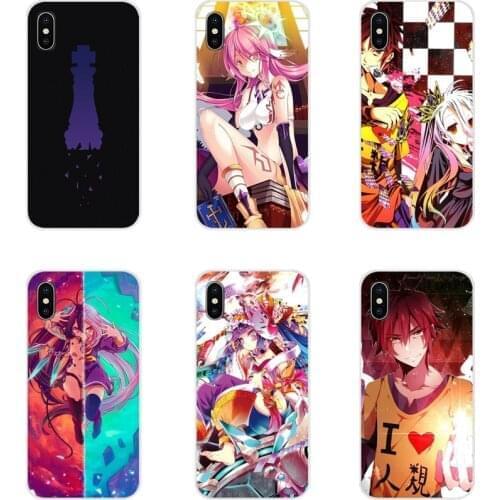 Anime No Game NO life For Samsung Galaxy S2 S3 S4 S5 Mini S6 S7 Edge S8 S9 S10E Lite Plus Accessories Phone Cases Covers