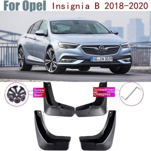 Car Mudflap 4x Mudguards Fender Styling Accessories Guard Protectio For Opel Vauxhall Insignia B Holden Commodore 2018~2020 MK2
