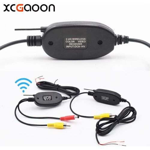 XCGaoon 2.4G Wireless Transmitter sender Receiver Module adapter for Car Reverse Rear View Camera & Monitor & Car DVD