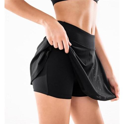 Women Tennis Skirt High Waist Dancing Fitness Workout Shorts Quick-drying Athletic Running Sport Shorts Equipment S-XXXL Size