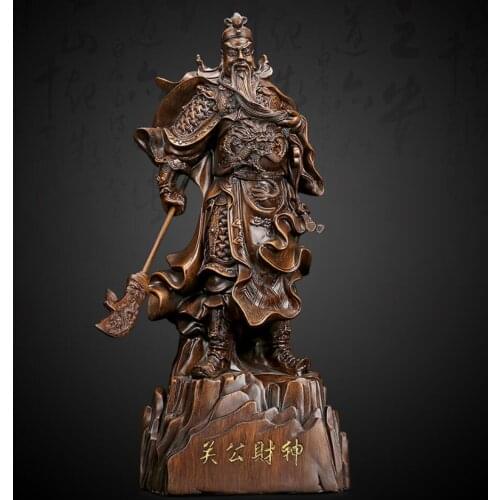 Resin handicraft wholesale zhaocai Guangong like decorated Guangong God of wealth wu God of wealth shop opening gifts