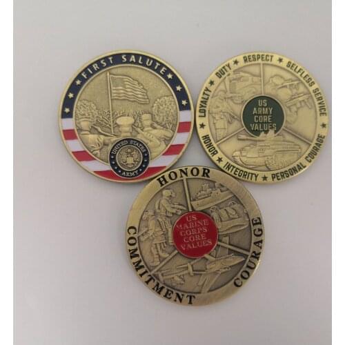 Collection Souvenirs Marine Corps Honor Value Commemorative Coin Handmade Alloy Art Crafts Coins