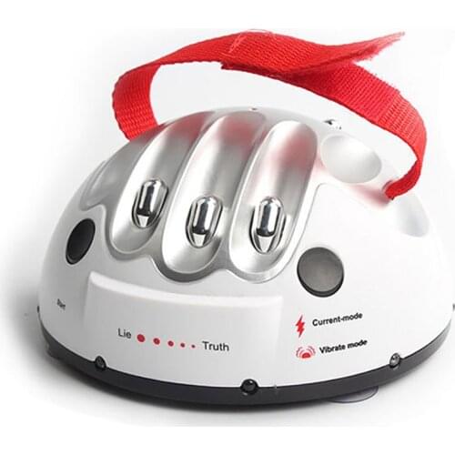 New Polygraph Shocking Liar Micro Electric Lie Detector Test Truth Dare Game For Party Essential Gift