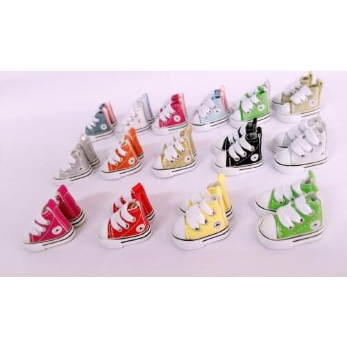 Blyth doll shoes 3.8cm fabric &leathe shoes