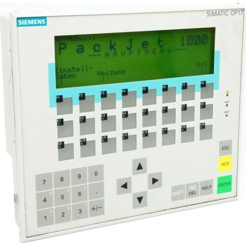 6AV3617-1JC20-0AX1 Siemens Operator Panel OP 17-DP Used