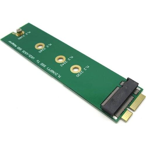PCIE PCI express 2 Lane M.2 PCI-E ssd NGFF SSD 30mm 42mm to for EP121 UX21 UX31 ADATA XM11 SSD Add on Cards PCBA