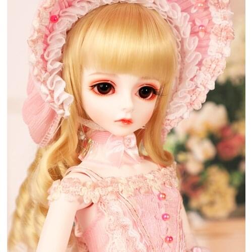 Full Set Top Quality 1/6 Doll BJD Cream Marshmallow Cute Baby Girl Best Gift Kid Toy Manikin Model