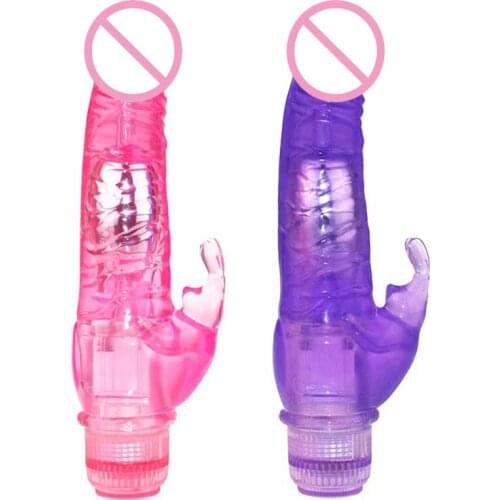 Transparent Crystal Realistic Big Dildo Vibrator Sex Toys for Woman Clitoris Stimulator Massager Anal Plug Quality TPE Sex Tools