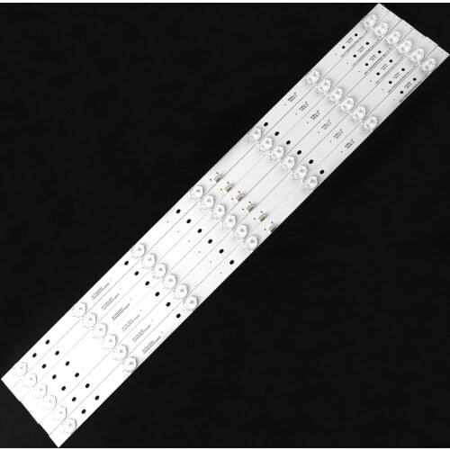 10pcs LED Backlight strip for Haier CRH-F323030020756P 32-inch LD32U3100 7 lamp 6V 59CM