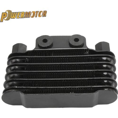 Motorcycle Universal Engine Oil Cooler 6 Row Cooling Radiator for 125CC-250CC Motorcycle Dirt Bike Scooter Go Cart Modified Part
