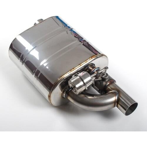 Exhaust Valve Muffler Cutout Sliencer Vacuum Valve Muffler 1 Intet Y Pipe Stainless Steel Universal Rear Cn(origin) SK-1030 1011