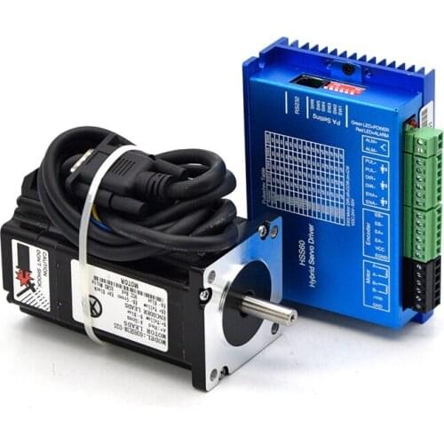 WaveTopSign Nema24 60HSE3N-D25 24-50VDC 5A 3N.m HSS60 Closed-Loop Stepper Motor