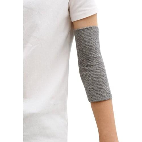 Winter unisex warm elbow guard double-layer thick cotton joint arm guards high elasticity cold protection scar tattoo