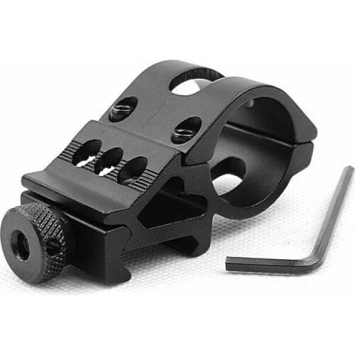 1inch offset Ring 45 Degree Weaver Picatinny Mount for Torch Flashlight Laser