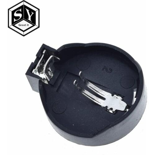 100PCS Great IT Battery Button Cell Holder Socket Case CR2032 cr2032 battery holder 2032