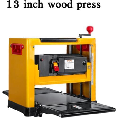 13 Inch Multifunctional Woodworking Planer Machine Small Household High Power Planing Machine 220V Table Bed Sheet Planer Tool