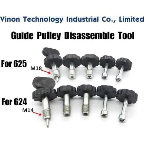 5PCS/Set) Guide Pulley Disassemble Tool Parts (For bearing 624) High/Medium Speed Wire Cutting EDM Machines