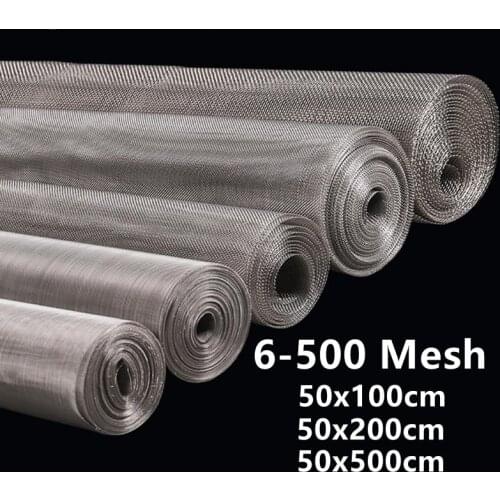 200 mesh / In 75 micron 304 Stainless steel filter 100cm x 1000 cm Filtration Screening Sheet Screening filter Woven Wire