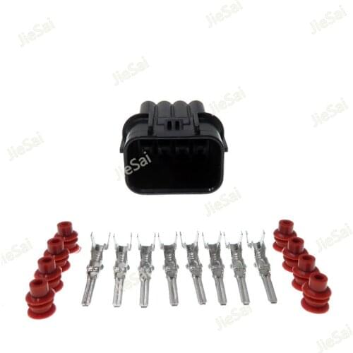 8 Pin 6181-6850 Male Waterproof Connector LED Headlight Speaker Plug For Honda Civic Odyssey XRV VEZEL